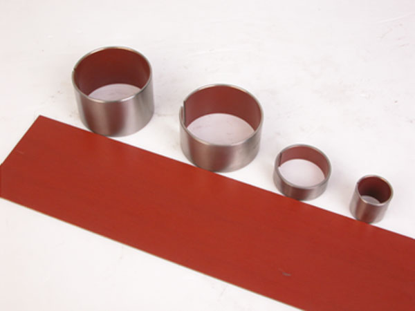 Rolamentos métricos de Slding das buchas vermelhas da arruela de pressão da dimensão da polegada de PTFE