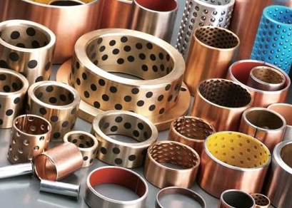 Rolamentos métricos de Slding das buchas vermelhas da arruela de pressão da dimensão da polegada de PTFE