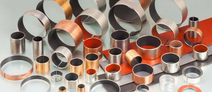 O Teflon padrão PTFE do tamanho da flange seca arbustos do rolamento de deslizamento no compressor de ar