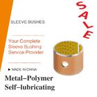 Acetal Metal-Polymer Self Lubricating Sleeve Bushing Thin Wall Burnishing