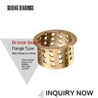 Tin Bronze Sprocket Bushing 5050 Flange Collar Bearings CuSn8 Wear Resistance