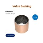 Oilless Braided Composite PTFE Self Lubricated Bearing, Dx bushing, Steel Backed