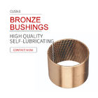 CuSn8 Wrapped Bronze Bearings , Bronze Plain Bearings CuSn6.5P0.1