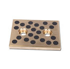 Bronze Material Oilless Bushes With Oil Impregnated Graphite Plugs