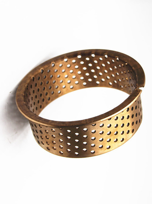 comprar Rolamento CuSn8 de bronze de mineração cilíndrico com furos 092 arbustos flangeados da luva Fabricação em linha