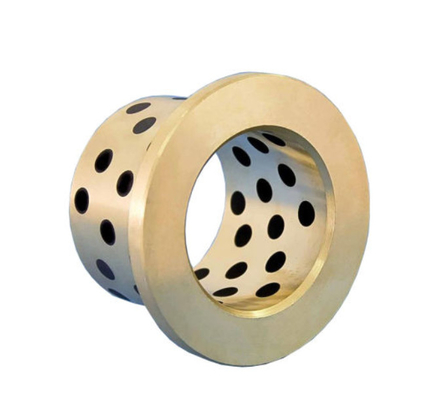 comprar A flange de grande resistência de bronze encaixou as buchas obstruídas grafite que acoplam a tolerância do eixo do alojamento Fabricação em linha