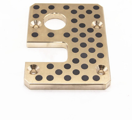 comprar Placas de cobre do desgaste do lubrificante do auto do molde & da injeção com os retentores de bronze embutidos grafite das buchas Fabricação em linha