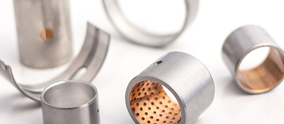 comprar O tamanho bimetálico do cliente dos sulcos & dos recortes de óleo dos rolamentos do revestimento protetor de aço envolveu arbustos Fabricação em linha