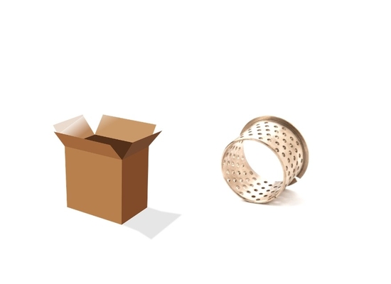 comprar Os rolamentos de luva métricos da bucha de bronze com lubrificação Pockets o material CuSn8 & CuSn6 Fabricação em linha