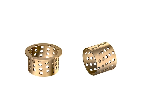 comprar Bronzeie a bucha & os rolamentos flangeados da luva feitos de CuSn8 com recortes da lubrificação Fabricação em linha
