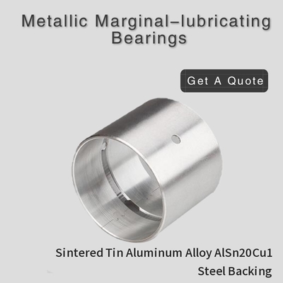 comprar Rolamento de luva de lubrificação marginal CSB-J20 do metal AlSn20Cu1 Fabricação em linha