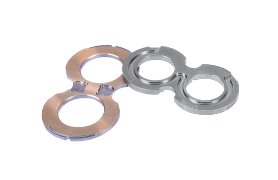 comprar As peças hidráulicas alinham a trituração bimetálica do CNC do prato de pressão de bomba Fabricação em linha