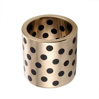 comprar A grafite de Oilless obstruiu as buchas, material dos rolamentos CuSn6Zn6Pb3 do bronze de fósforo Fabricação em linha