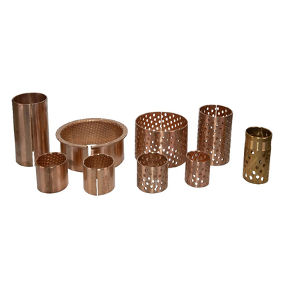 comprar Rolamentos de luva cilíndricos da planície do bronze dos arbustos com furos de óleo dos reservatórios da graxa Fabricação em linha