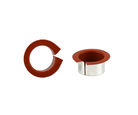 comprar Metal - planície da fricção do polímero arbustos cilíndricos da baixa complacentes às especificações de RoHS Fabricação em linha