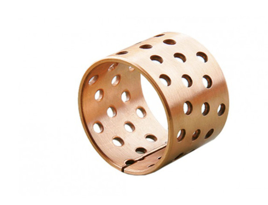comprar Enrolado cilindrico métrico padrão derramado bucha de estanho bronze CuSn8P simples de rolamento diamante em forma de buraco Fabricação em linha
