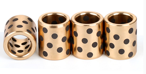 Bom preço. Das buchas de bronze contínuas dos rolamentos do lubrificante do Gunmetal de Oiless BUCHA MÉTRICA NORMAL embutida grafite on-line