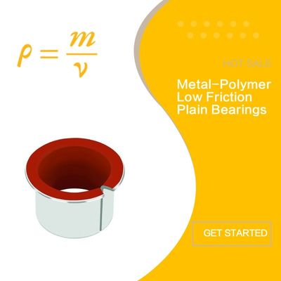 Bom preço. Metal - planície da fricção do polímero arbustos cilíndricos da baixa complacentes às especificações de RoHS on-line
