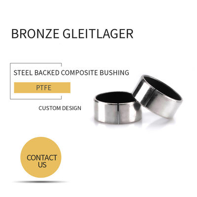 Tin Or Copper Plating Dry Bushings Bronze Gleitlager Straight & Shoulder ISO 3547
